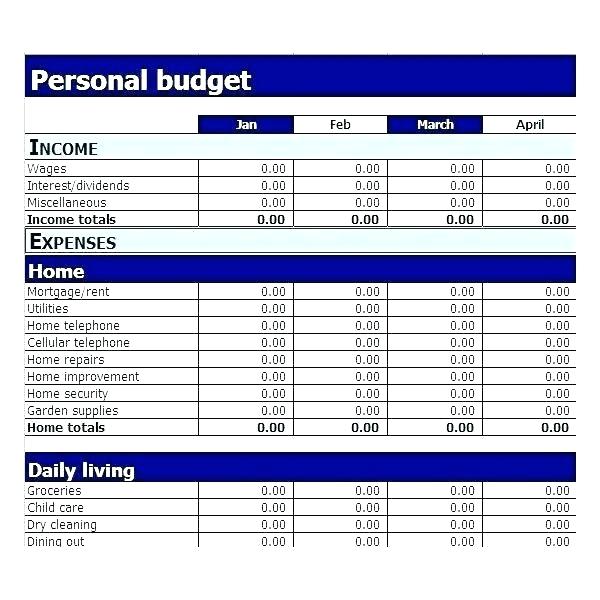 Personal Finance Sheet Template from sagemarkca.com