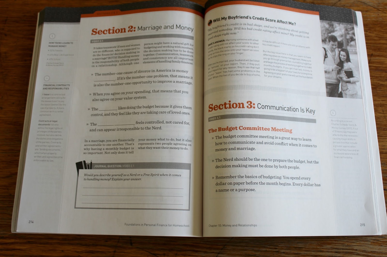 Dave ramsey foundations in personal finance workbook answer key